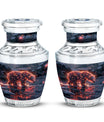 Fiery Polar Bear Urn for Funeral - Polar Bear Cremation Urn