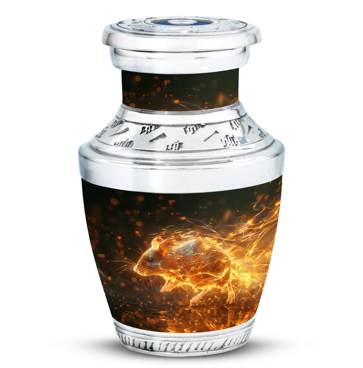 Personalized Mouse Cremation Urn for Human Ashes - 10-inch, 200 cu in - Yatskia