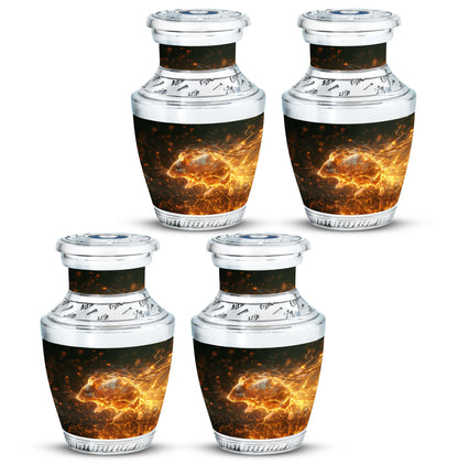 Personalized Mouse Cremation Urn for Human Ashes - 10-inch, 200 cu in - Yatskia