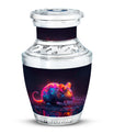 Colorful Whispering Rodent Urn - Mouse Memorial Keepsake Urns