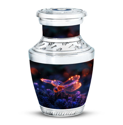 Personalized Dragonfly Cremation Urn for Men - 10-inch, 200 cu in - Yatskia
