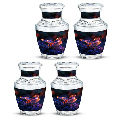 Personalized Dragonfly Cremation Urn for Men - 10-inch, 200 cu in - Yatskia