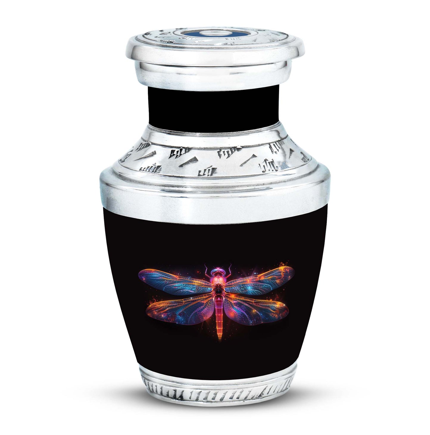 Personalized Dragonfly Cremation Urn for Women - 10-inch, 200 cu in - Yatskia