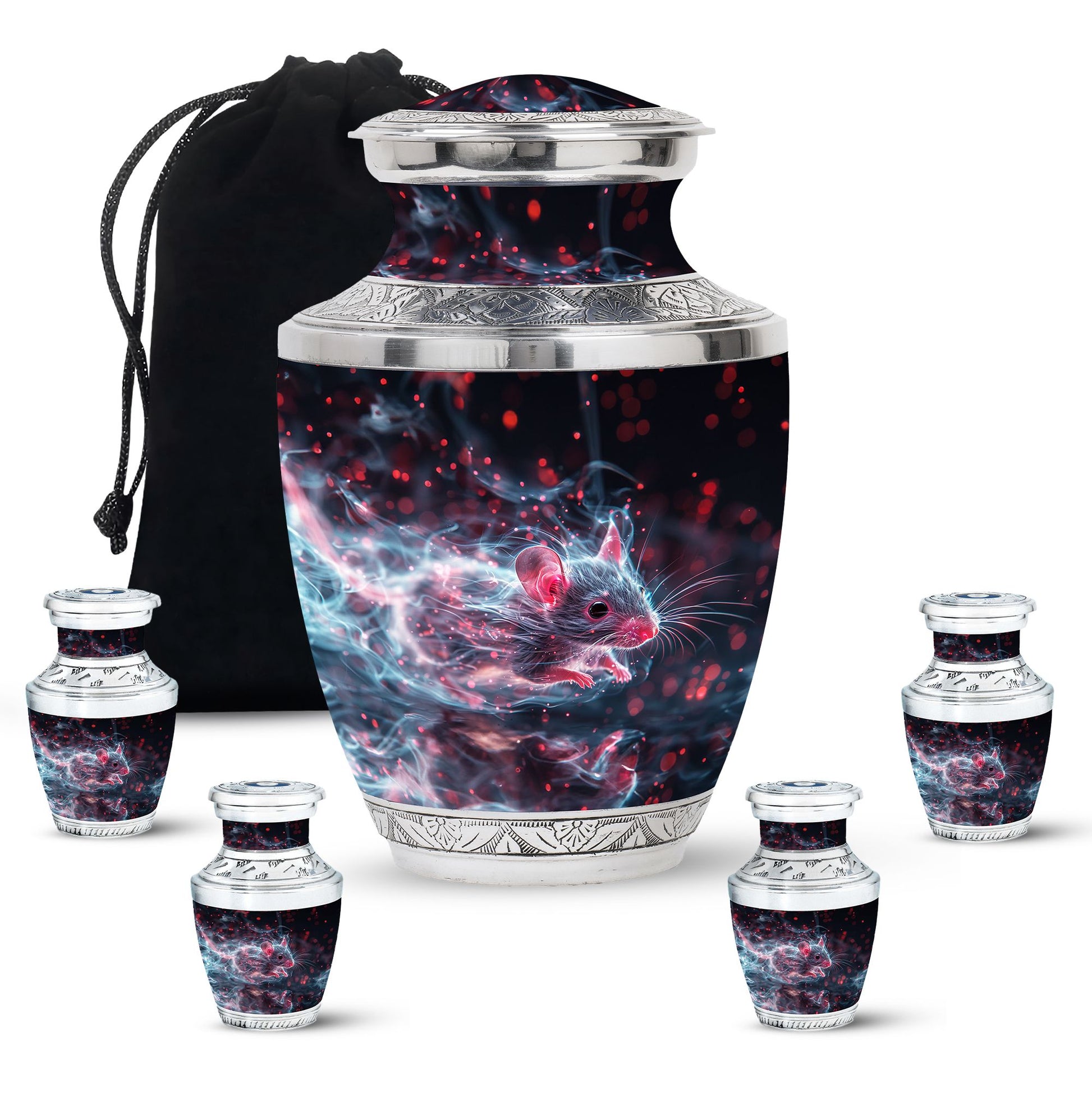 Mystical Nebula Mouse Urn - Mouse Urn Memorial For Men And Women