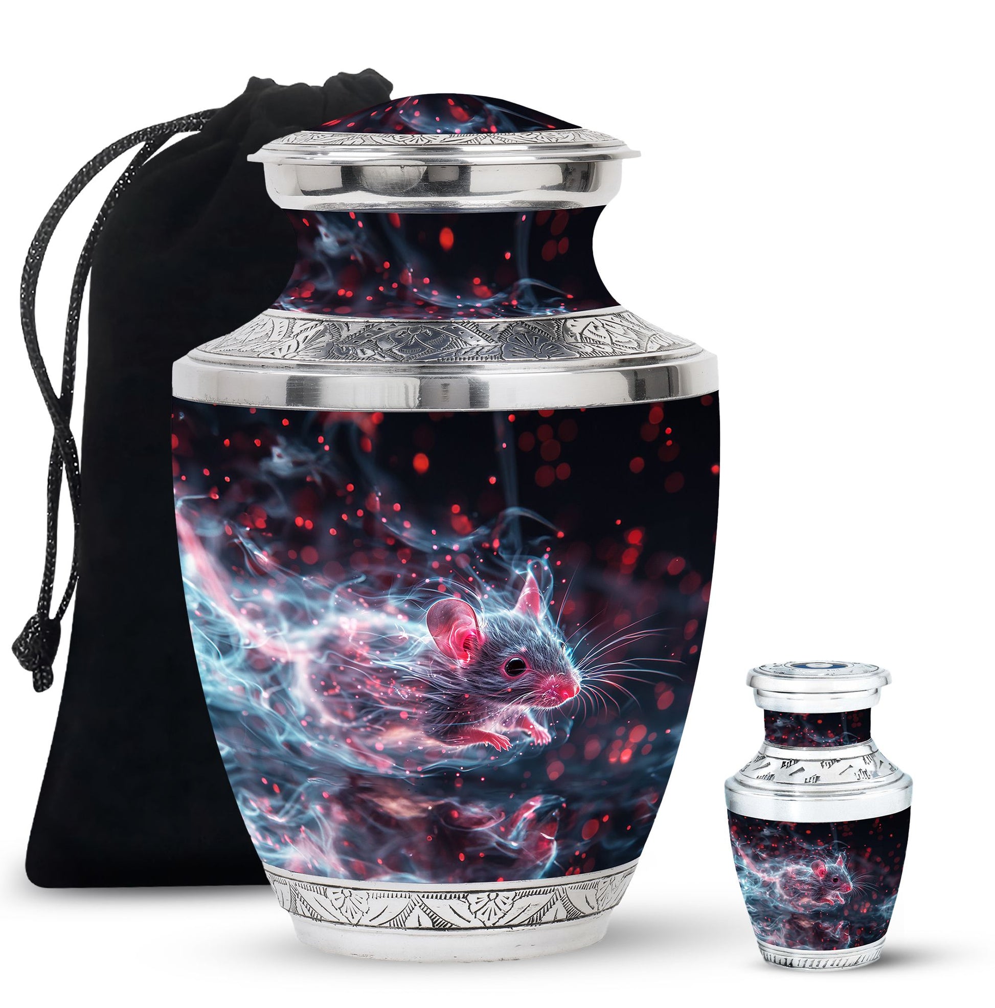 Mystical Nebula Mouse Urn - Mouse Urn Memorial For Men And Women