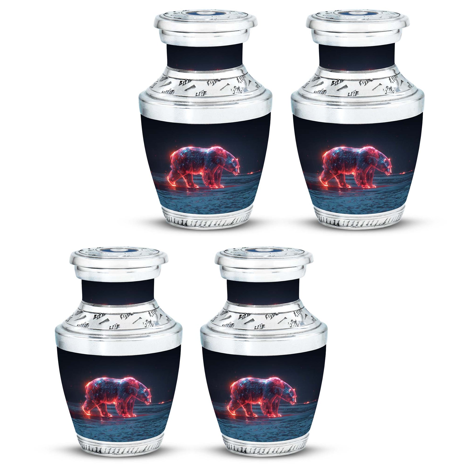 Sentinel Bear Urn For Cremation - Polar Bear Urn Memorial For Ashes