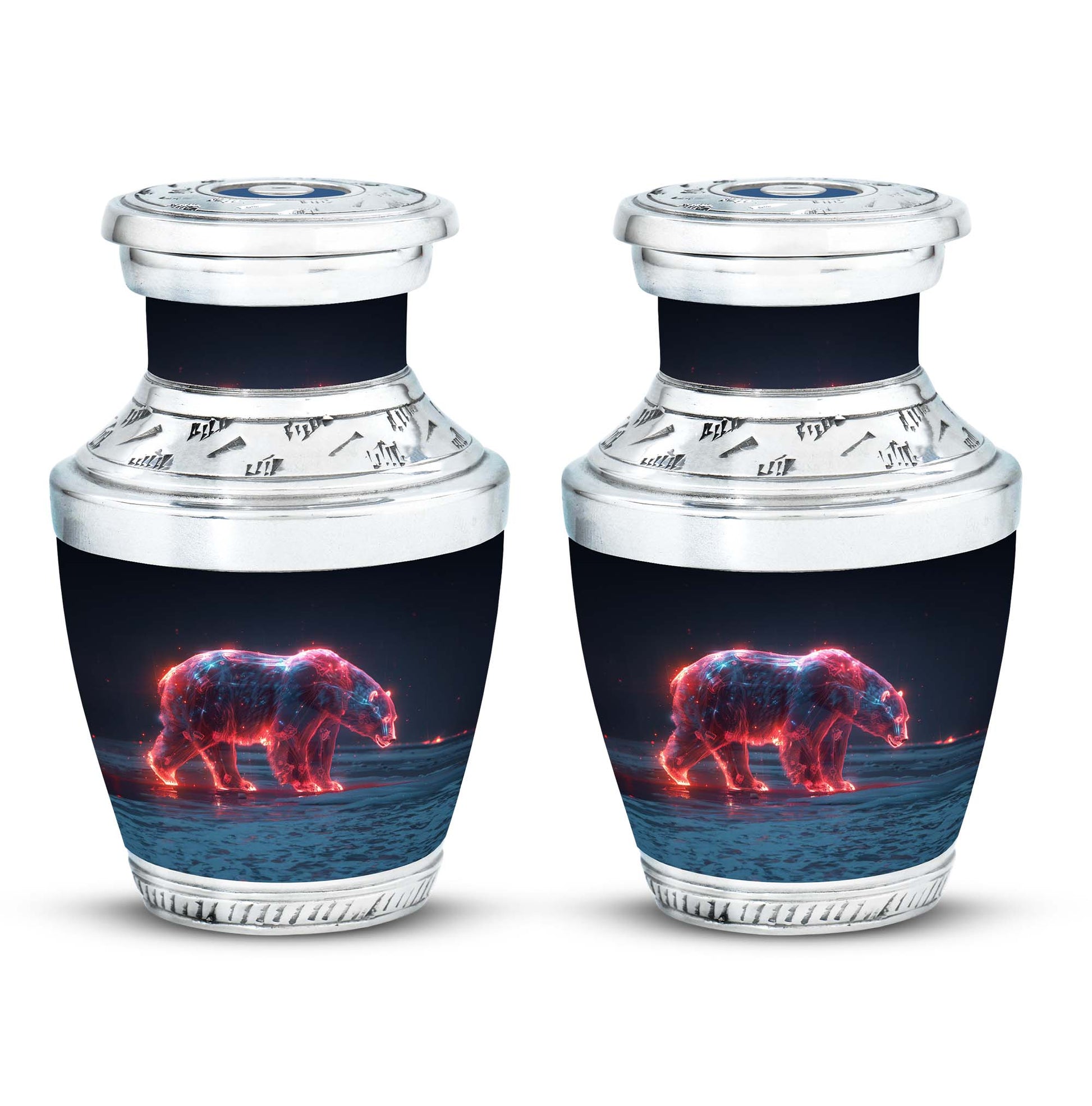 Sentinel Bear Urn For Cremation - Polar Bear Urn Memorial For Ashes