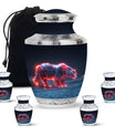 Sentinel Bear Urn For Cremation - Polar Bear Urn Memorial For Ashes