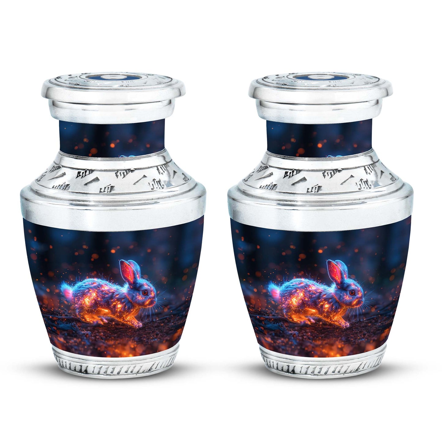 Personalized Rabbit Cremation Urn for Pet Ashes - 10-inch, 200 cu in - Yatskia