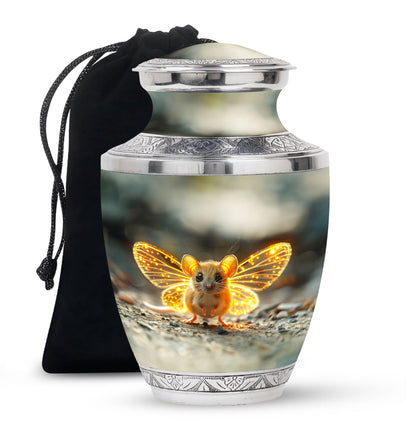 Personalized Artistic Cremation Urn for Women - 10-inch, 200 cu in - Yatskia
