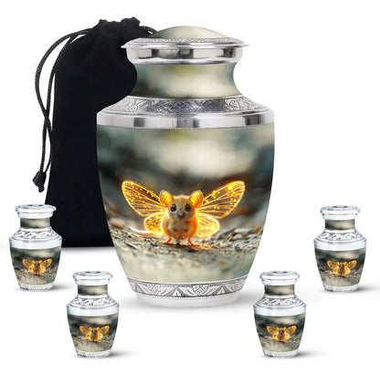 Personalized Artistic Cremation Urn for Women - 10-inch, 200 cu in - Yatskia
