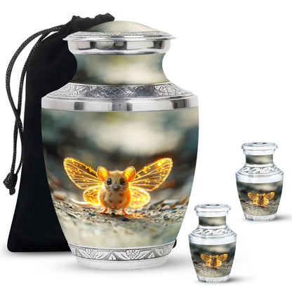 Personalized Artistic Cremation Urn for Women - 10-inch, 200 cu in - Yatskia