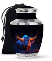 Ember Horns Yak Cremation Urn - Bull Memorial Ashes Large Urn