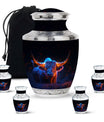 Ember Horns Yak Cremation Urn - Bull Memorial Ashes Large Urn