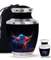 Ember Horns Yak Cremation Urn - Bull Memorial Ashes Large Urn