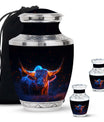 Ember Horns Yak Cremation Urn - Bull Memorial Ashes Large Urn
