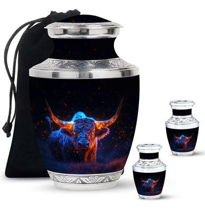 Personalized Artistic Cremation Urn for Human Ashes - 10-inch, 200 cu in - Yatskia