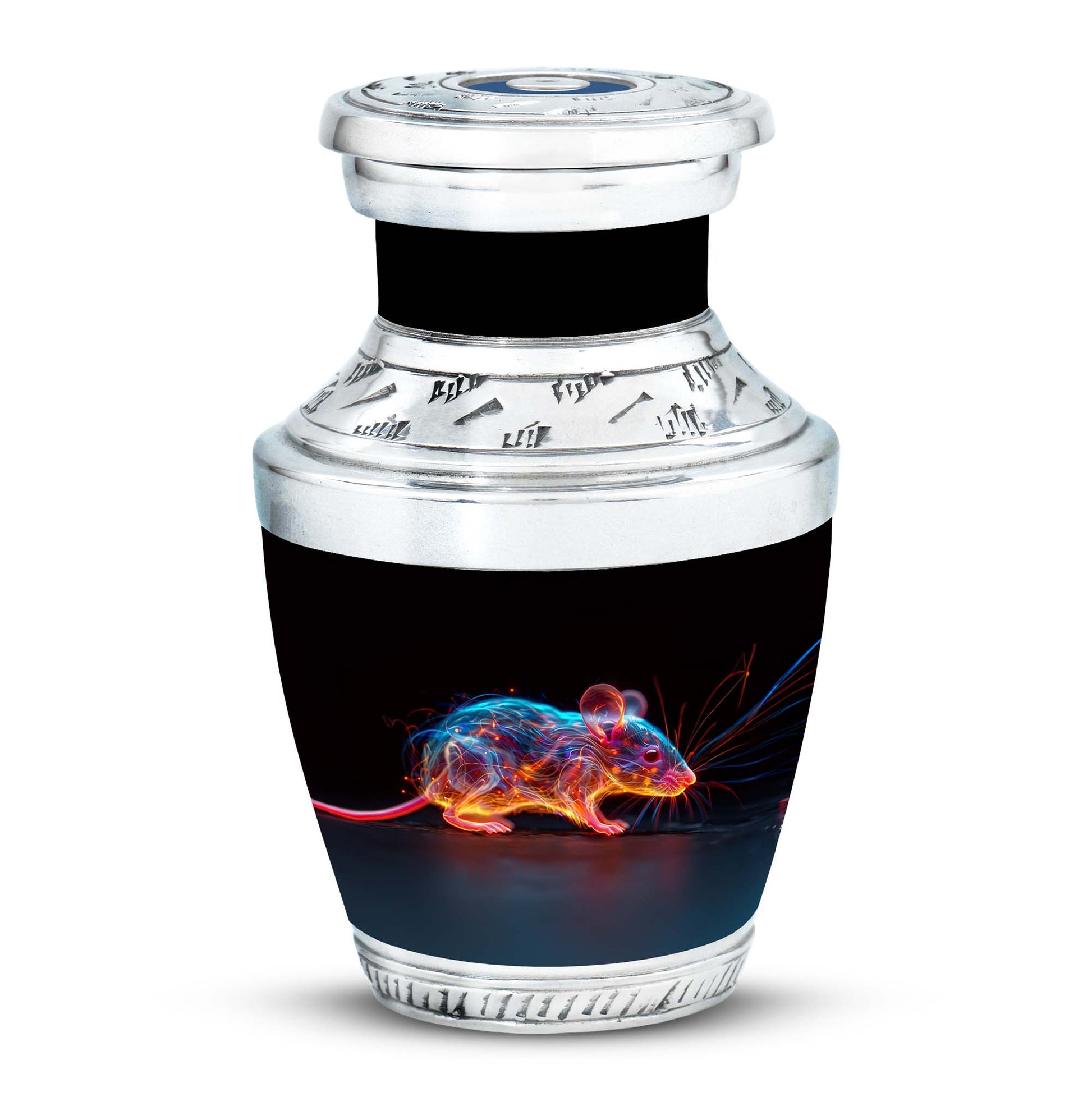Cosmic Mouse Urn For Memorial - Rat Cremation Ashes Urn For Funeral