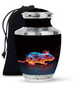 Cosmic Mouse Urn For Memorial - Rat Cremation Ashes Urn For Funeral