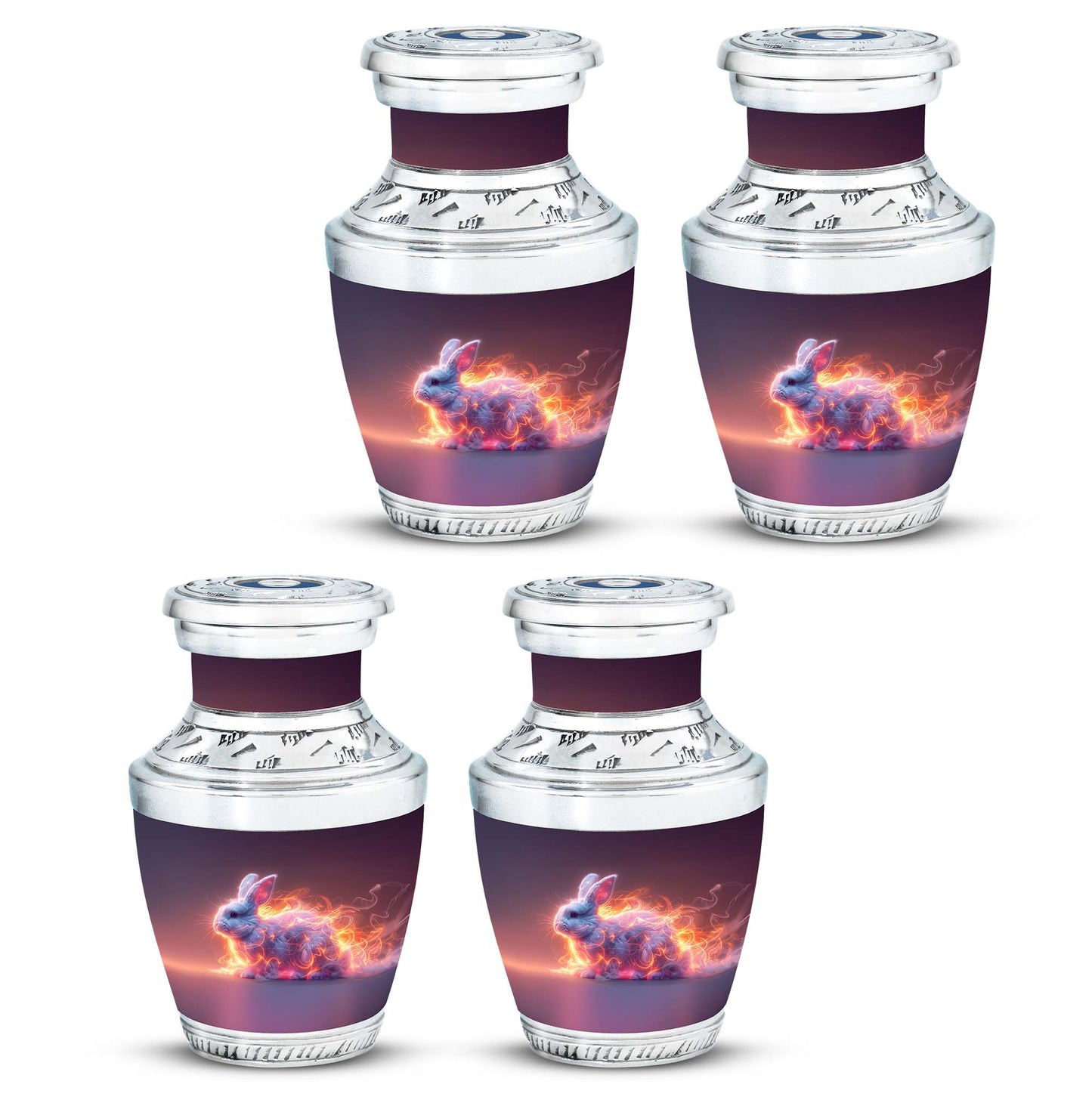 Personalized Rabbit Cremation Urn for Pet Ashes - 10-inch, 200 cu in - Yatskia