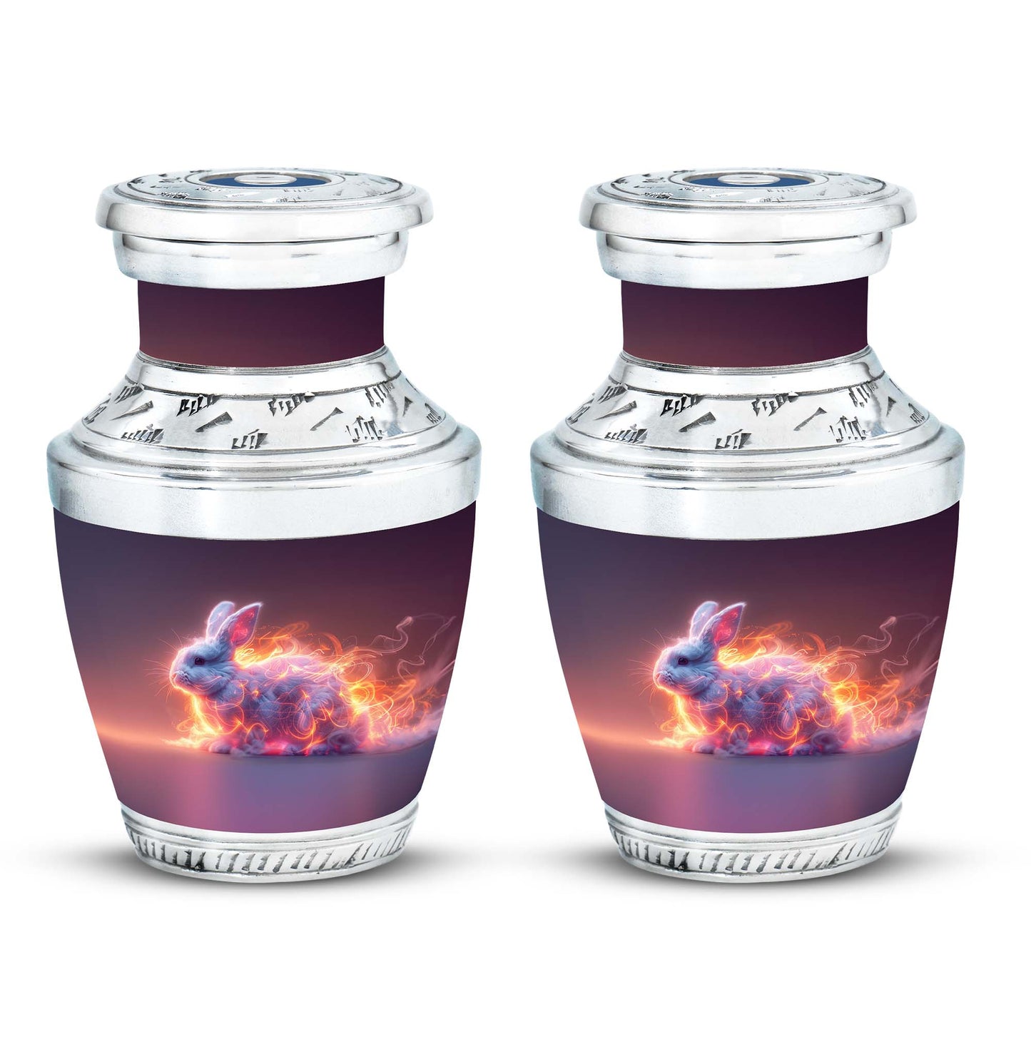 Personalized Rabbit Cremation Urn for Pet Ashes - 10-inch, 200 cu in - Yatskia