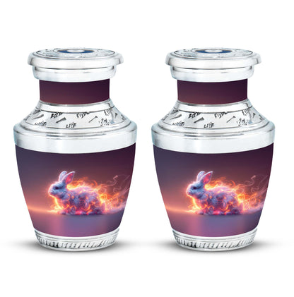 Personalized Rabbit Cremation Urn for Pet Ashes - 10-inch, 200 cu in - Yatskia