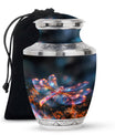 Fiery Dragonfly Keepsake For Ashes - Dragonfly Large Memorial Urn