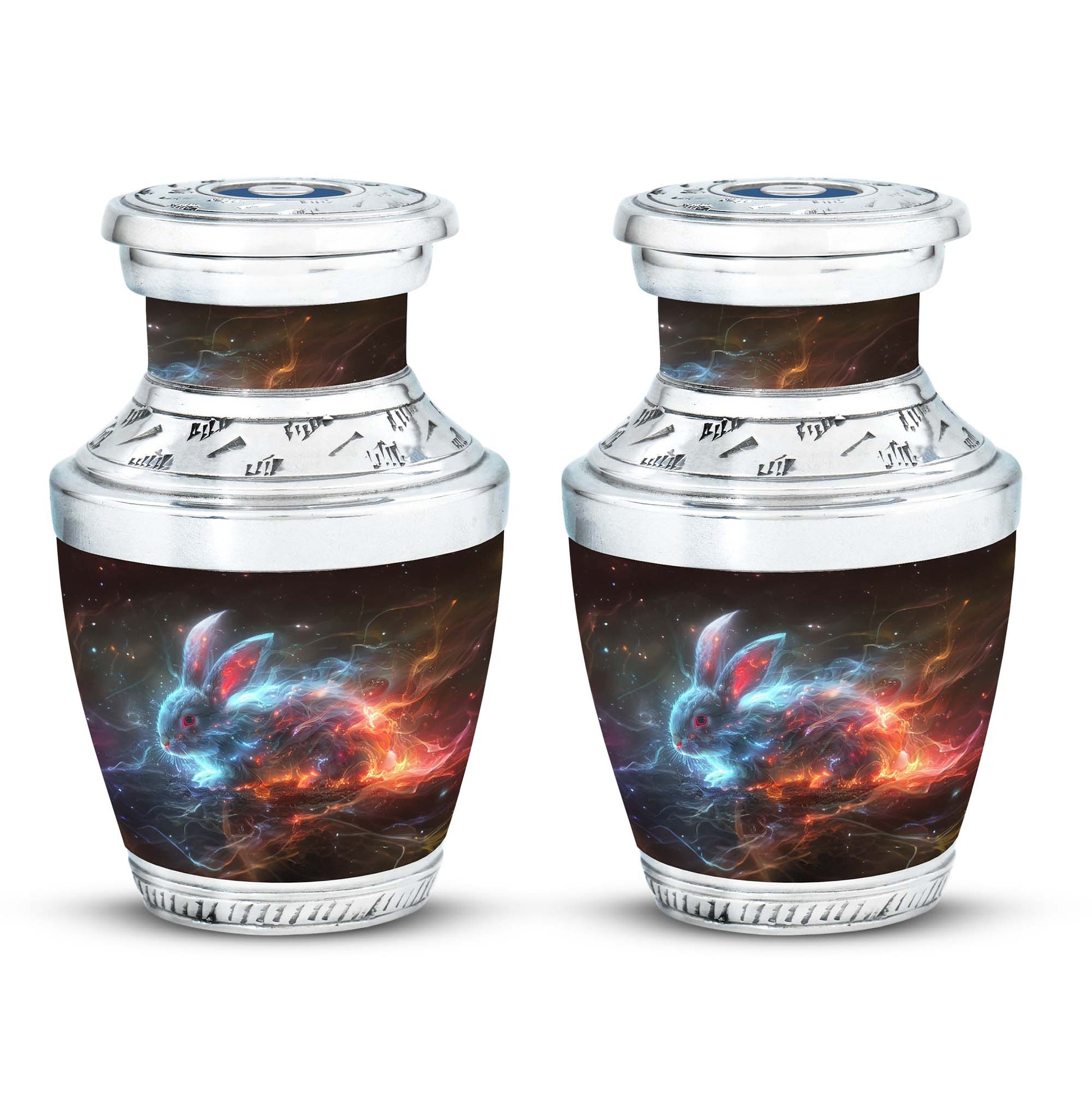 Nebula Blazing Rabbit Urn - Rabbit Cremation Urn For Men & Women