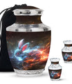 Nebula Blazing Rabbit Urn - Rabbit Cremation Urn For Men & Women
