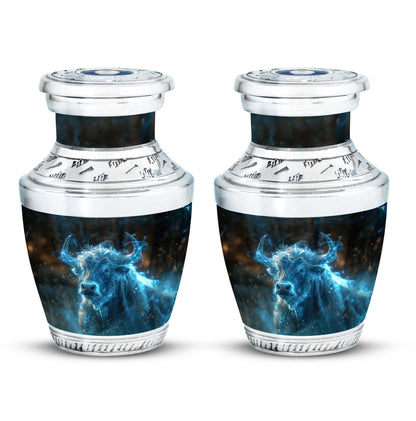 Personalized Galaxy Cremation Urn for Adult - 10-inch, 200 cu in - Yatskia