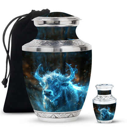 Personalized Galaxy Cremation Urn for Adult - 10-inch, 200 cu in - Yatskia