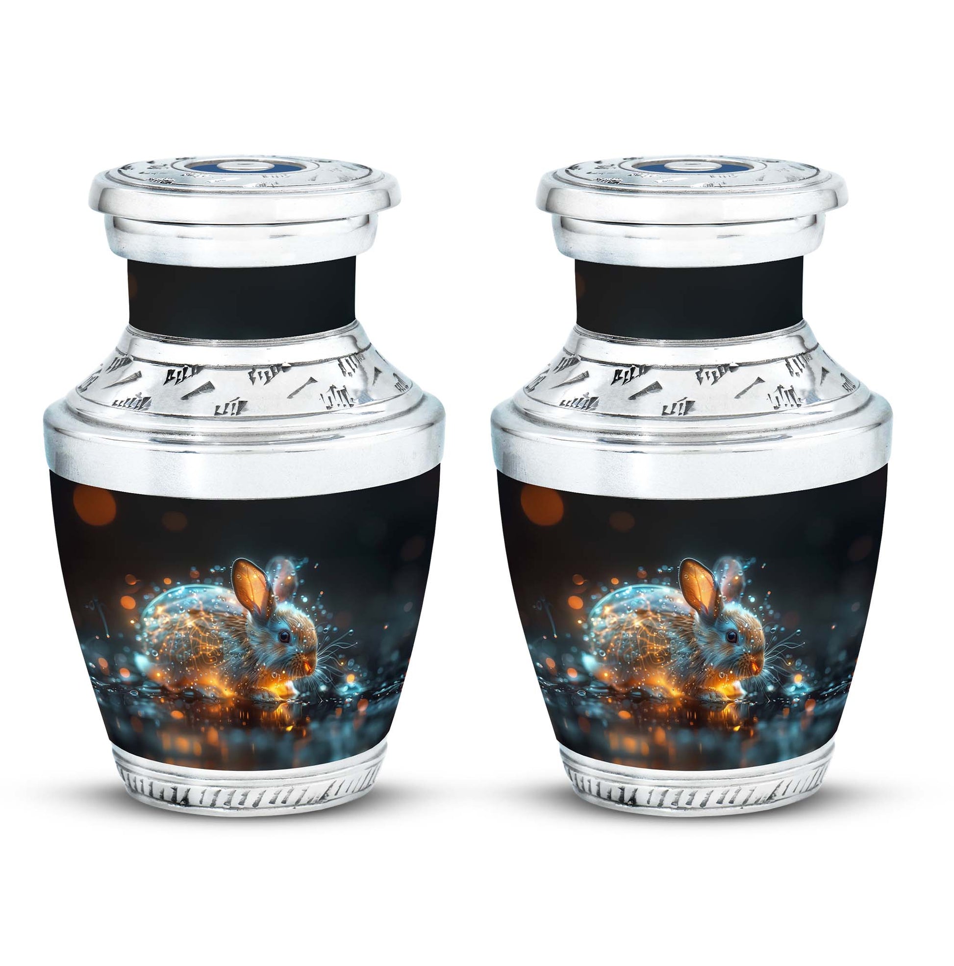 Luminous Mystic Bunny Urn - Rabbit Urns For Ashes Cremation