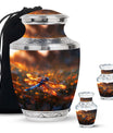 Fiery Dragonfly Urn - Dragonfly Ashes Memorial Urn For Male And Female