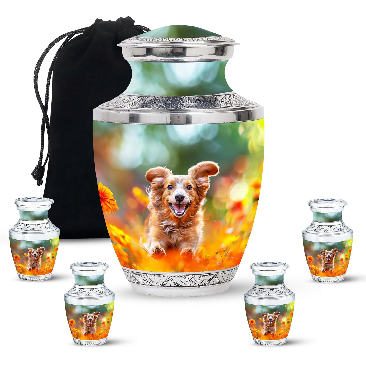 Personalized Dog Cremation Urn for Pet Ashes - Yatskia