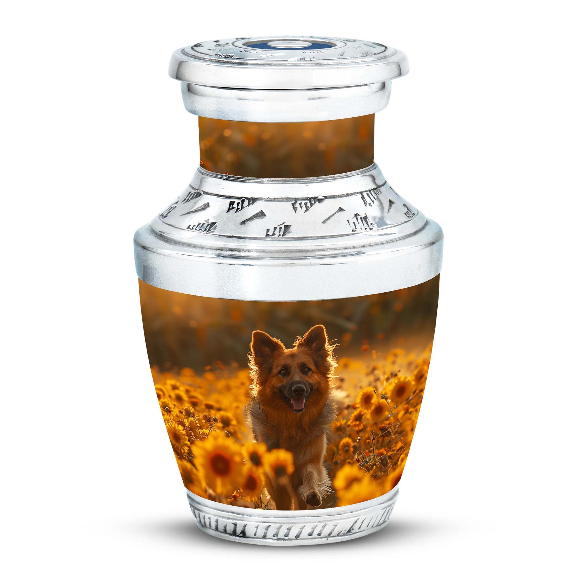 German Shepherd Dog Urn Memorial - Large Sized Cremation Urns For Pets