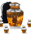 German Shepherd Dog Urn Memorial - Large Sized Cremation Urns For Pets