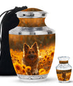 German Shepherd Dog Urn Memorial - Large Sized Cremation Urns For Pets