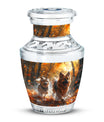 German Shepherd Memorial Urn For Dogs - Autumn Cremation Urn For Pet