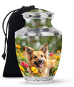 Pet Cremation Ashes Urn For Dog - Puppy Funeral Large Urns
