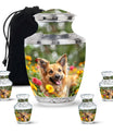 Pet Cremation Ashes Urn For Dog - Puppy Funeral Large Urns