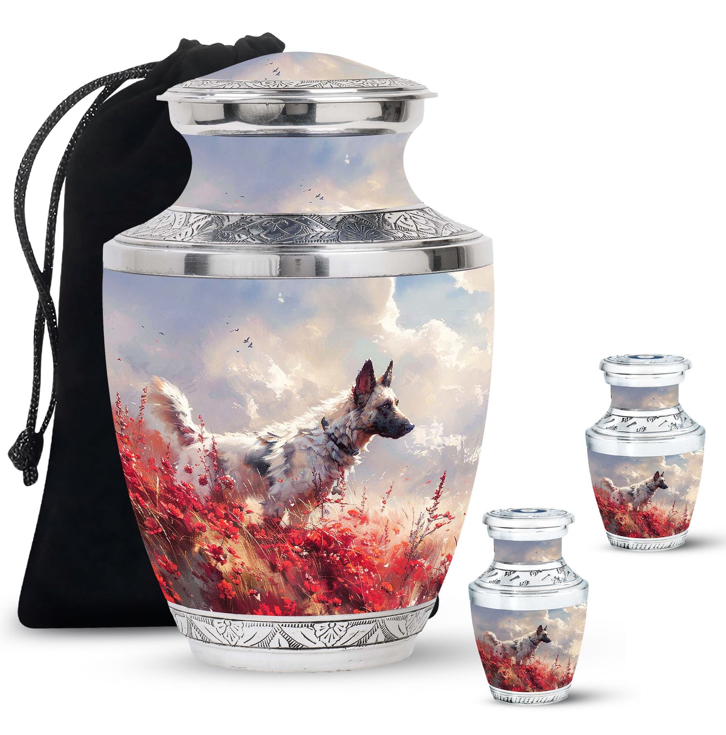 Personalized Dog Memorial Urn for Pet Ashes -  Yatskia
