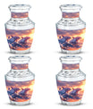 Sunset Dolphin Memorial Urn For Women - Large Urns For Adult Human Ashes