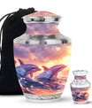 Sunset Dolphin Memorial Urn For Women - Large Urns For Adult Human Ashes