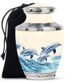 Dolphin Urn For Men & Women - Dolphin Funeral Ashes Urn