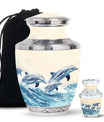 Dolphin Urn For Men & Women - Dolphin Funeral Ashes Urn