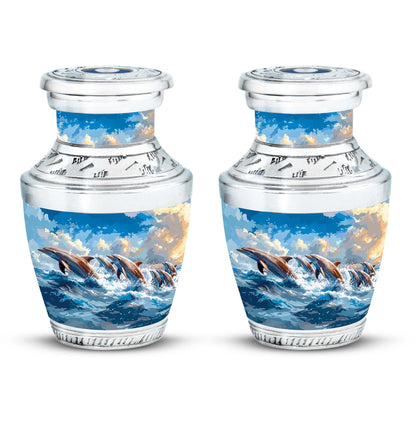 Personalized Artistic Memorial Urn for Women - 10-inch, 200 cu in - Yatskia