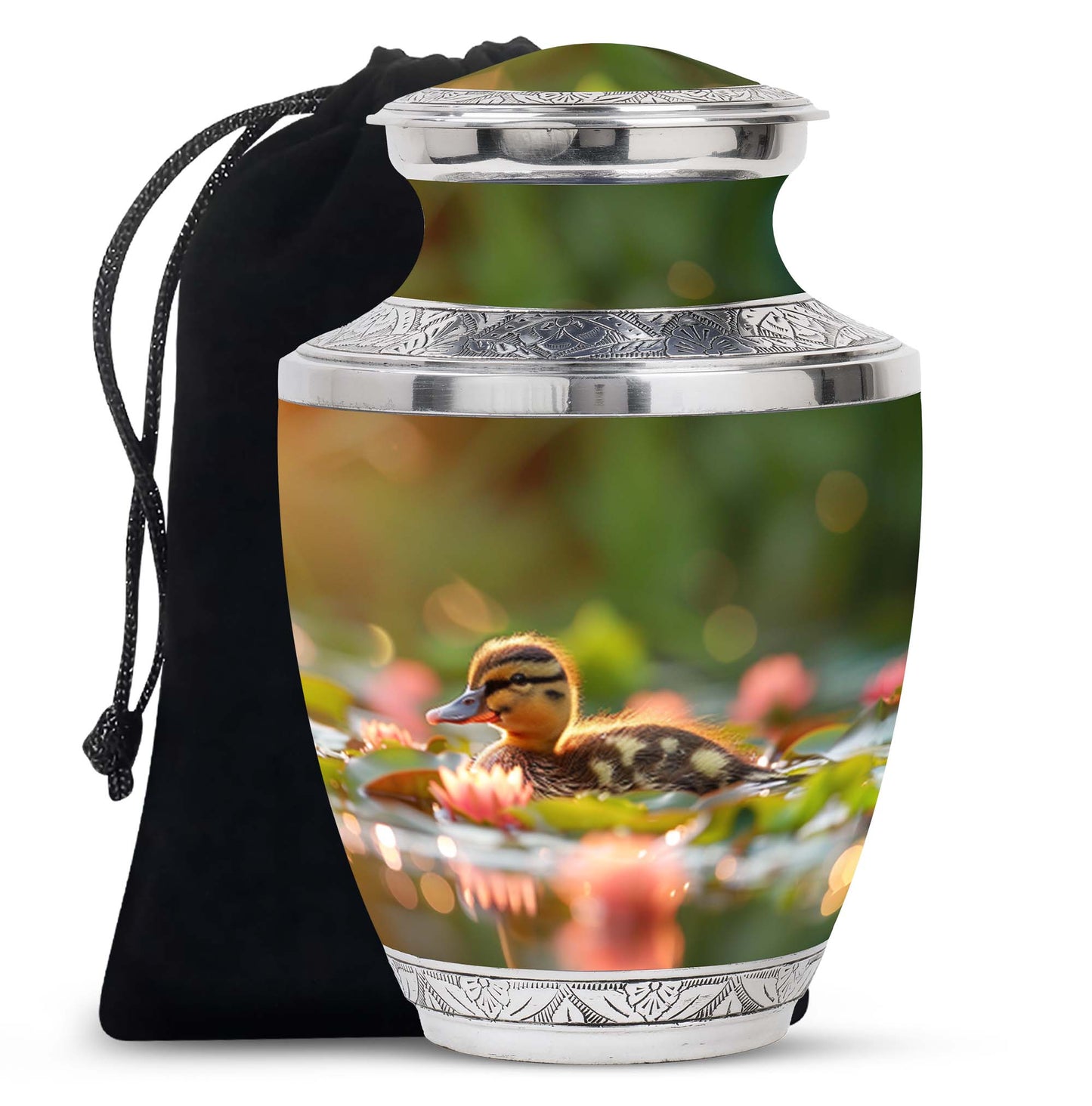 Personalized Bird Cremation Urn for Human Ashes - 10-inch, 200 cu in - Yatskia