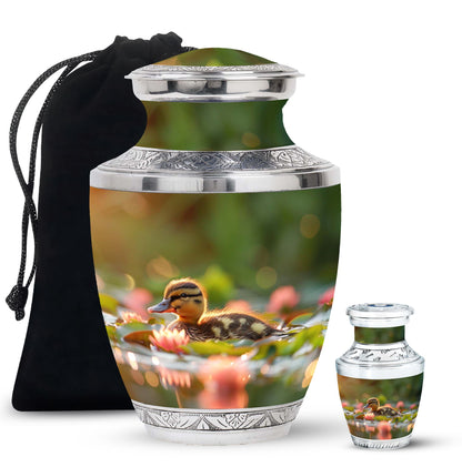 Personalized Bird Cremation Urn for Human Ashes - 10-inch, 200 cu in - Yatskia