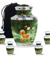 Animated Duckling's Urn For Adults - Duck Funeral Cremation Urn For Ashes
