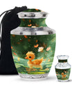 Animated Duckling's Urn For Adults - Duck Funeral Cremation Urn For Ashes